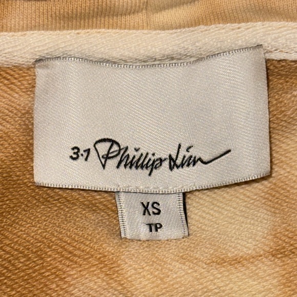 Phillip Lim Mohair Trimmed Tunic Length Hoodie SZ XS - Picture 7 of 8